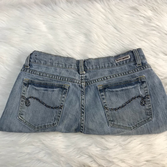 KALI DENIM Distressed Faded Bootcut Jeans - Picture 4 of 8